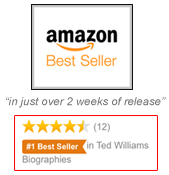 Amazon Best Seller - Ted Williams, My Father by Claudia Williams
